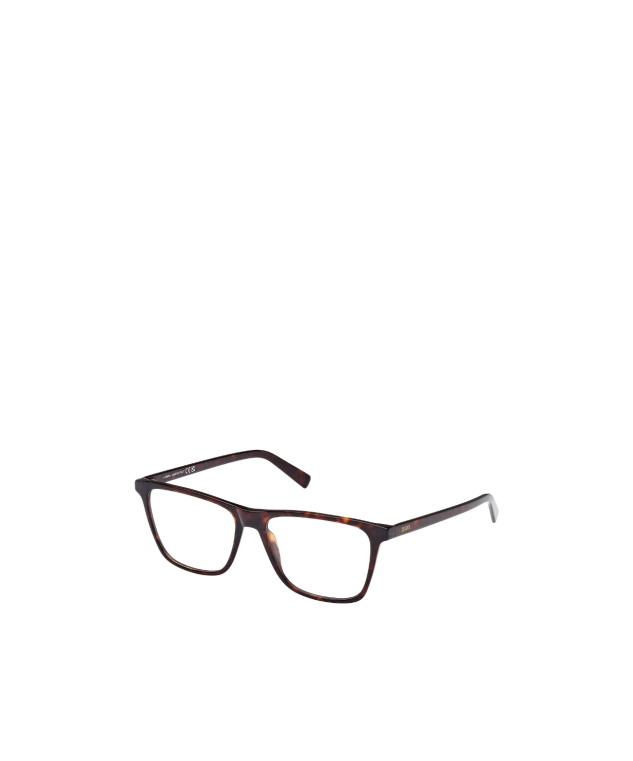 Zegna Geometric Frame Plain Mirror In Brown