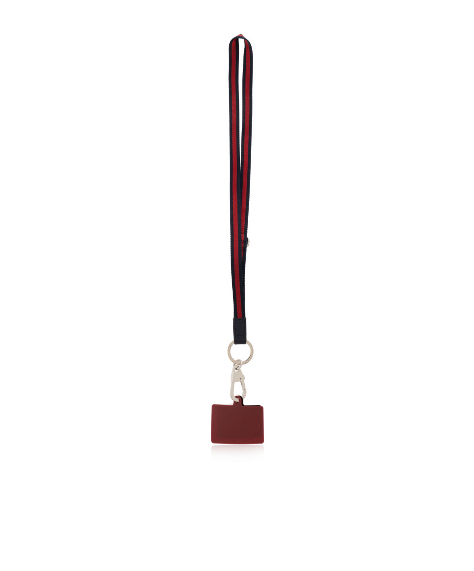 Gucci Keyring With Tow Rope In Black