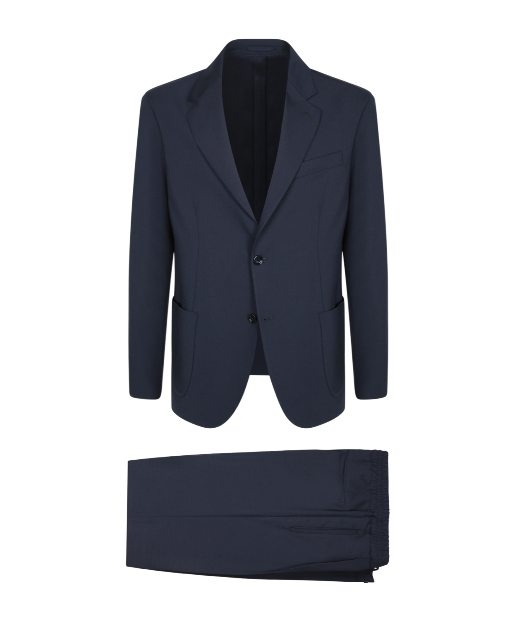 Lardini Single Breasted Two-piece Tailored Suit In Blue