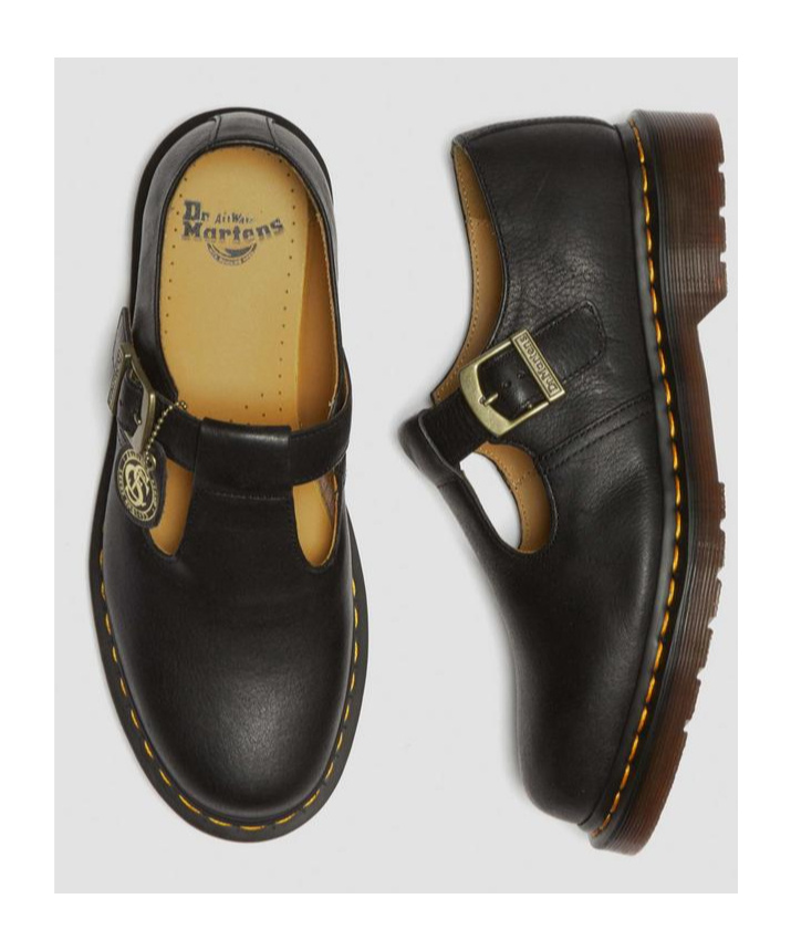 Shop Dr. Martens' T-bar Regency Leather Mary Jane Shoes In Black
