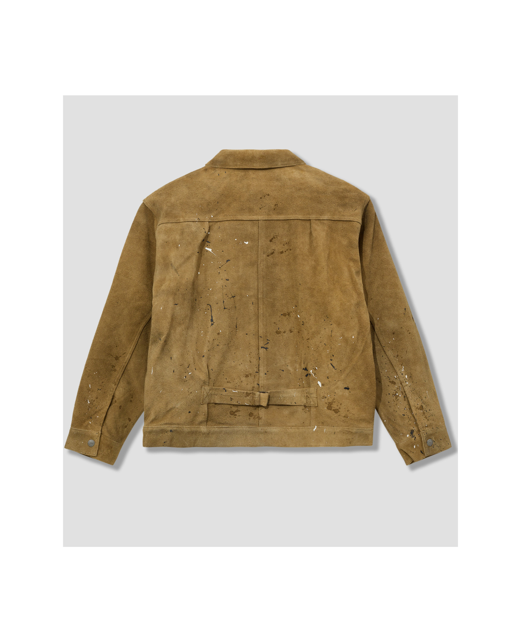 NEIGHBORHOOD LONG-SLEEVED LEATHER JACKET