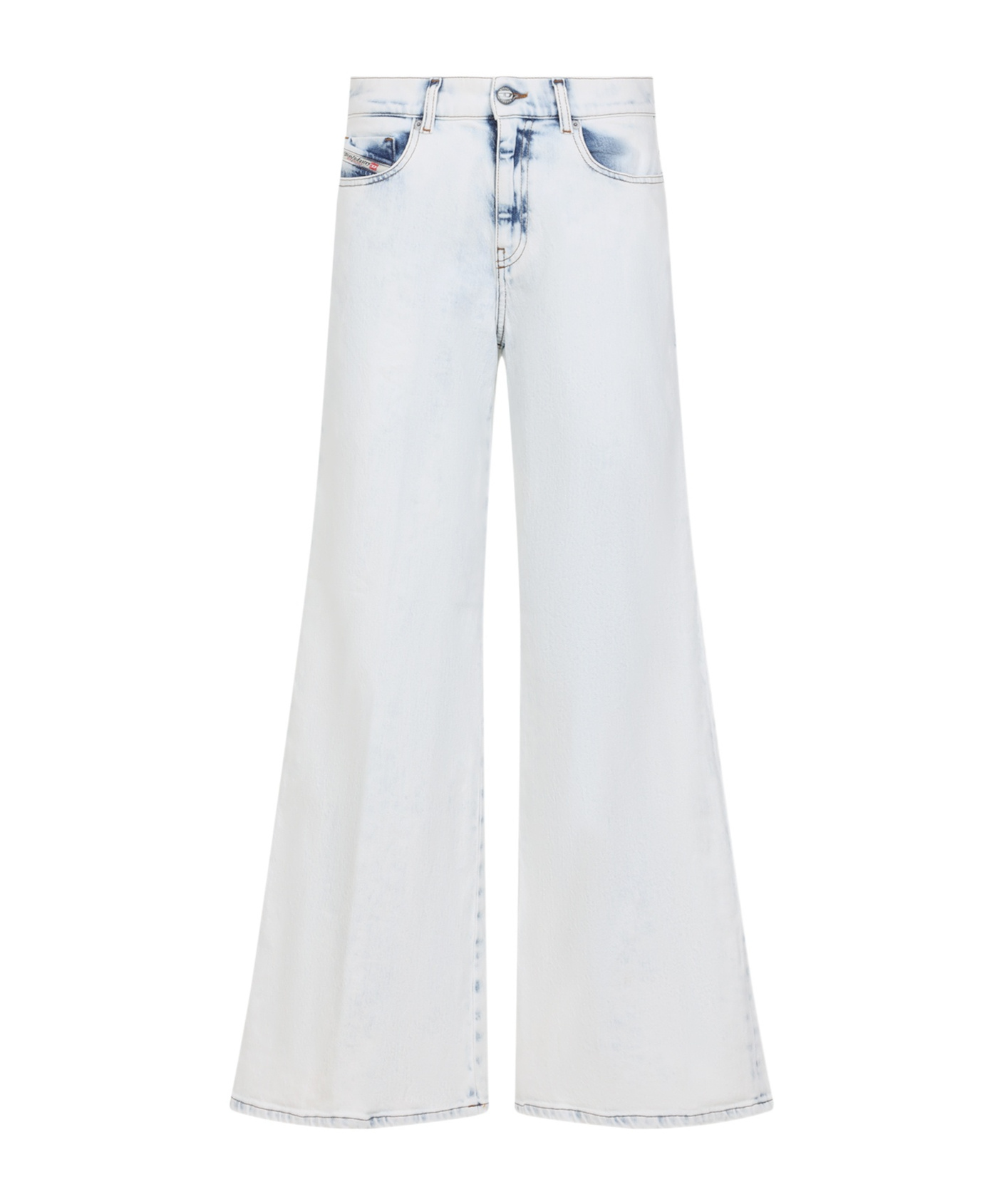 Diesel Blue Flare Jeans 1978 D-akemi 09l33 In White