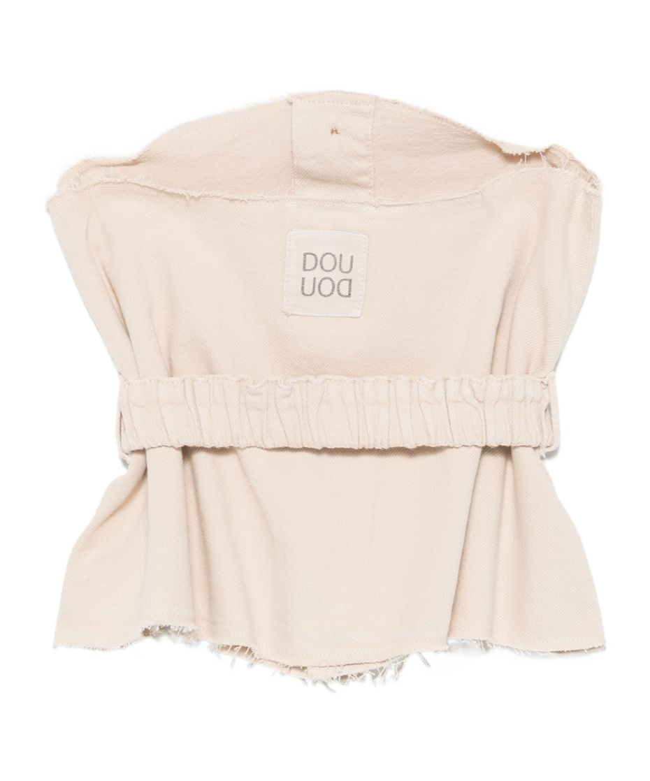 Douuod Logo-patch Top In White