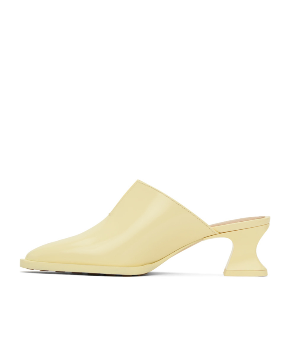 Bottega Veneta Open-heel Muller Shoes In Nude