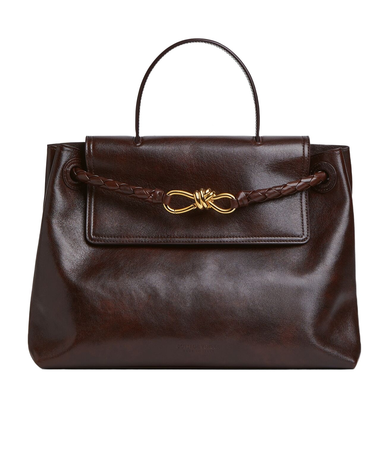 Bottega Veneta Ciao Ciao Medium Distressed Leather Top-handle Bag
