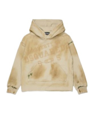 Dsquared2 Long-sleeved Sweatshirt In Brown