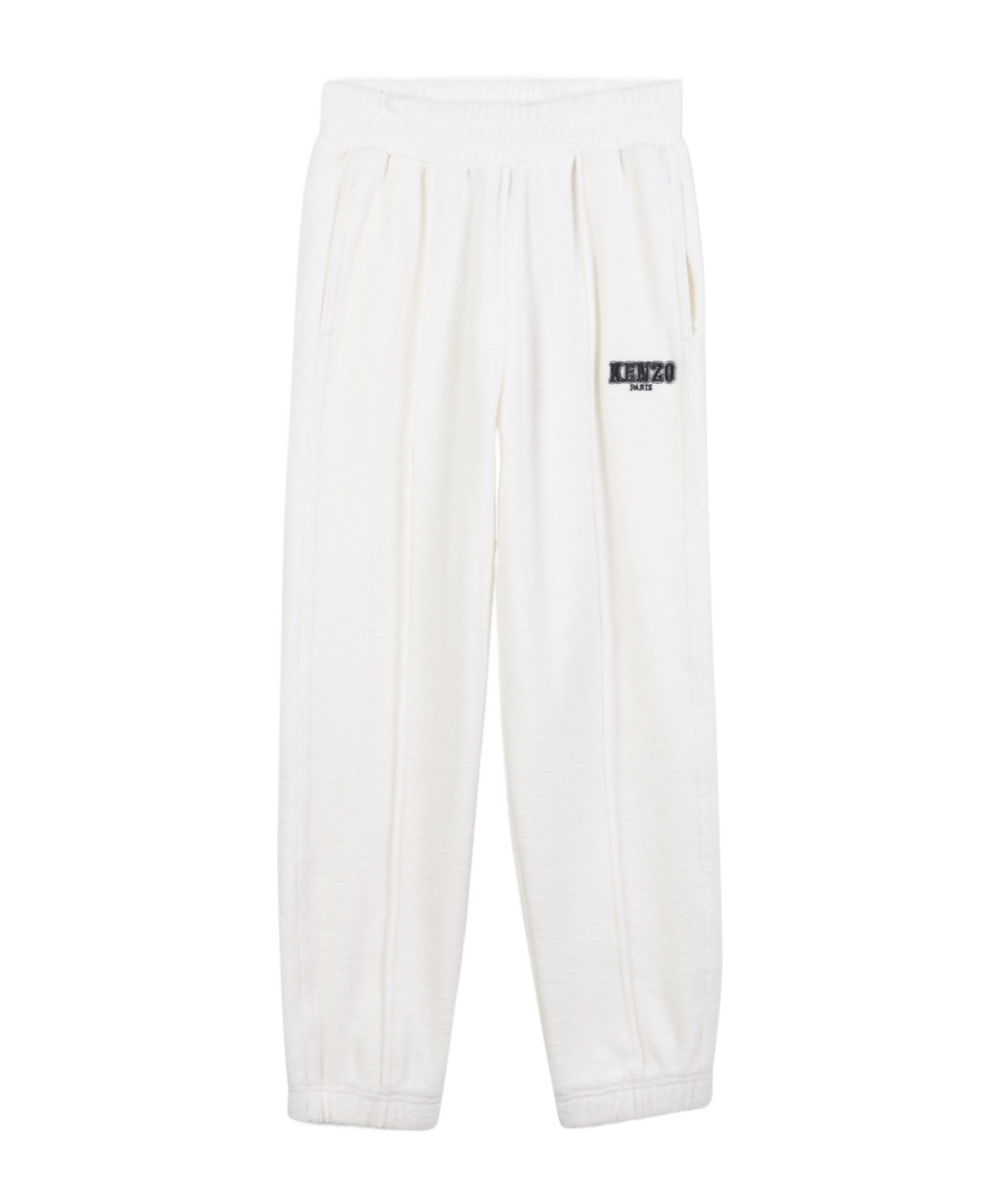 Kenzo Logo-embroidered Track Pants In White