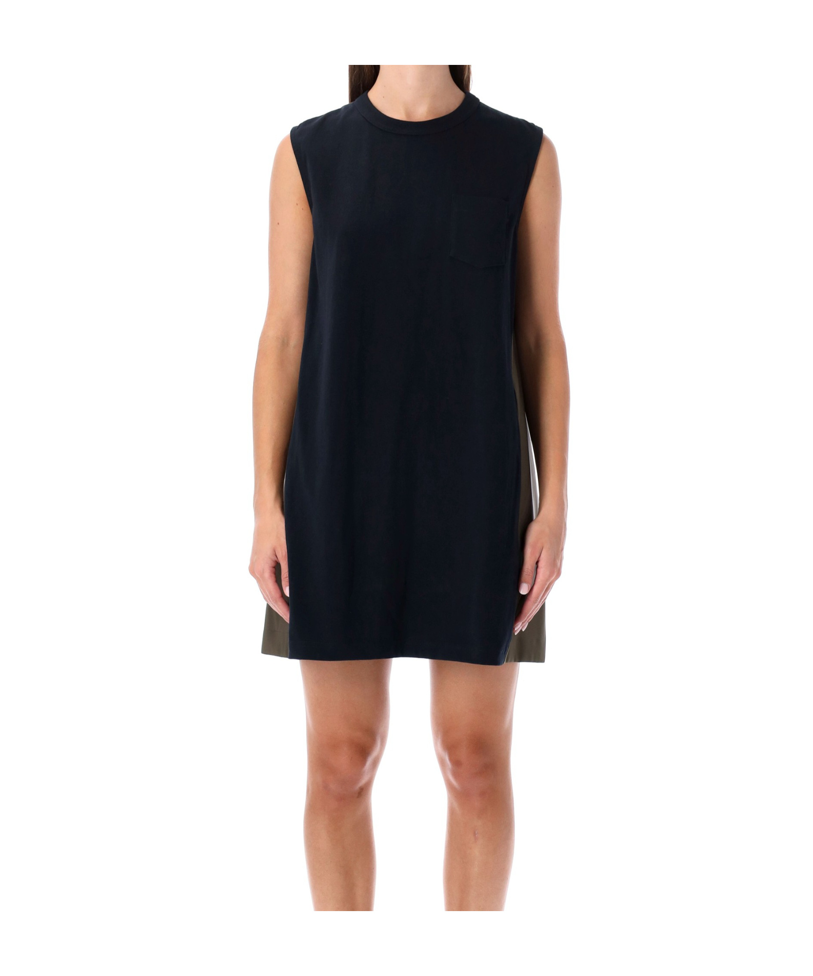 Sacai Mini Dress In Black