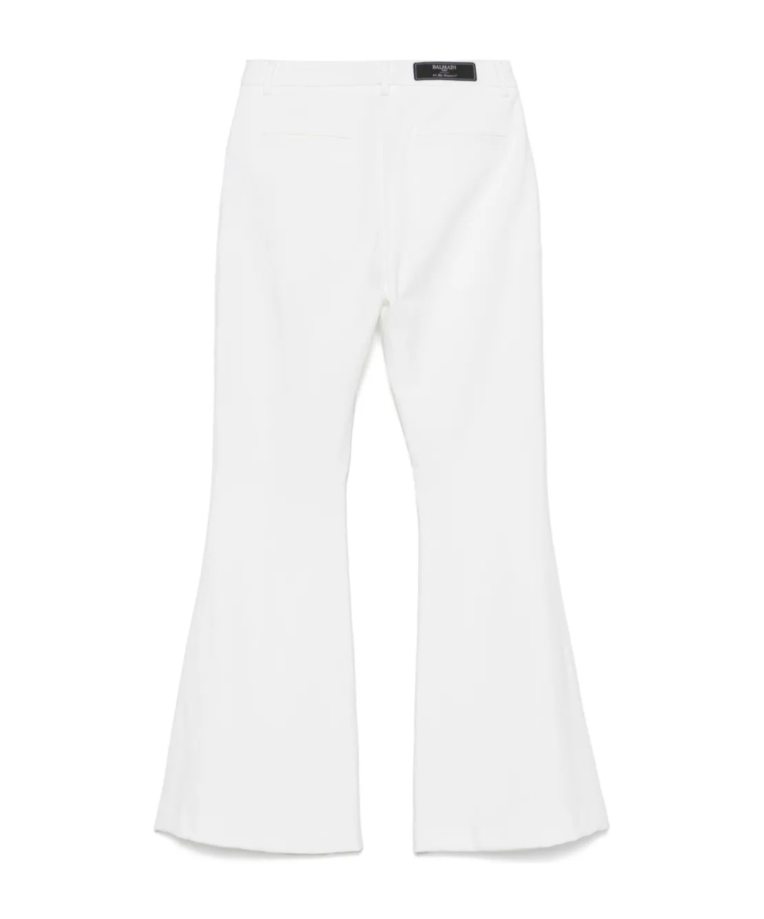 Balmain Flared Trousers In White