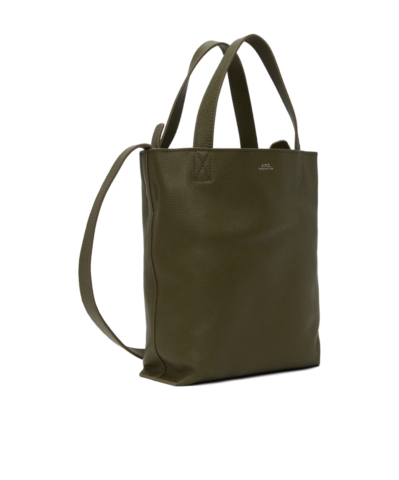 Apc Small Logo Handbag In Green