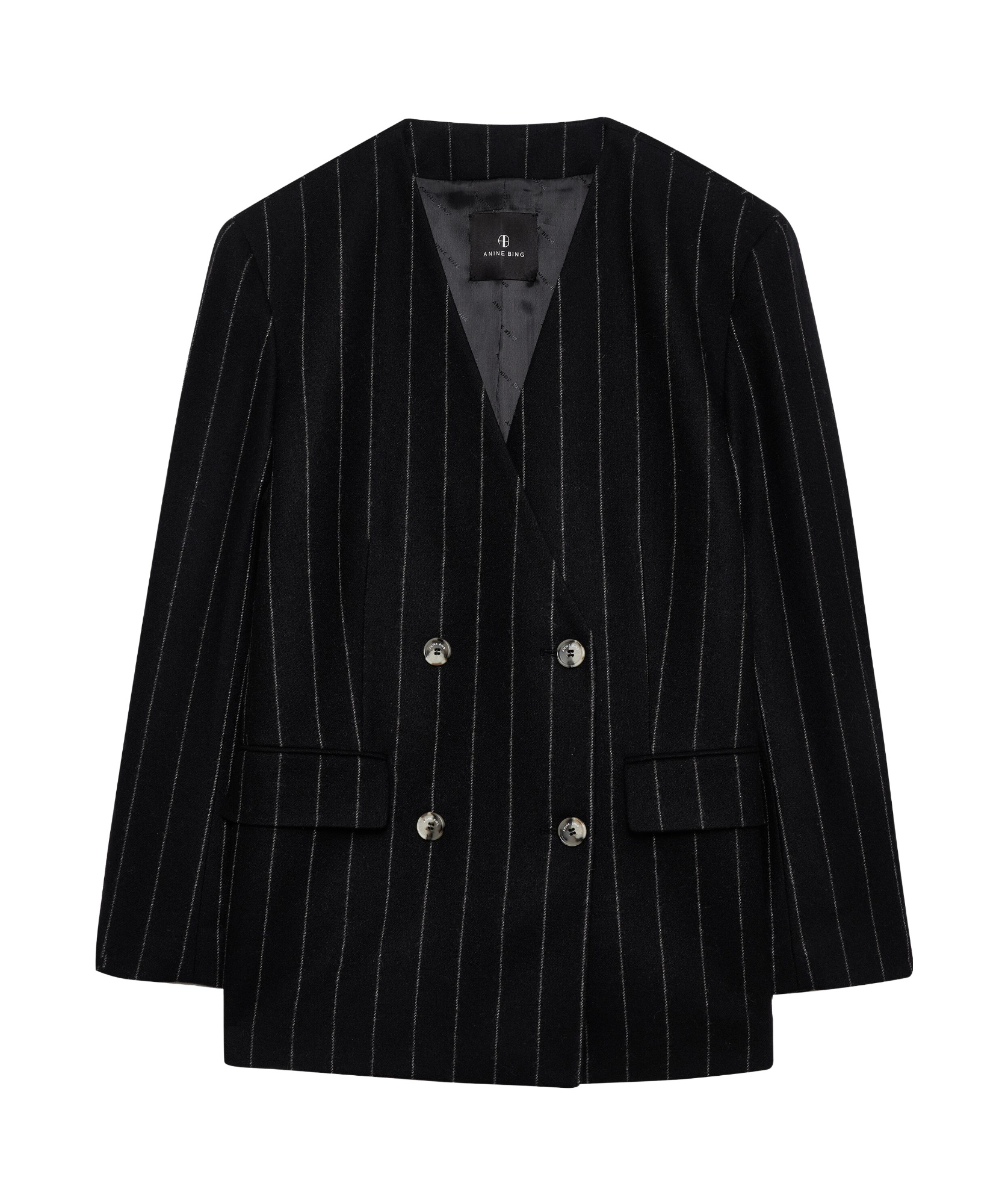 Shop Anine Bing Maron Blazer In Black