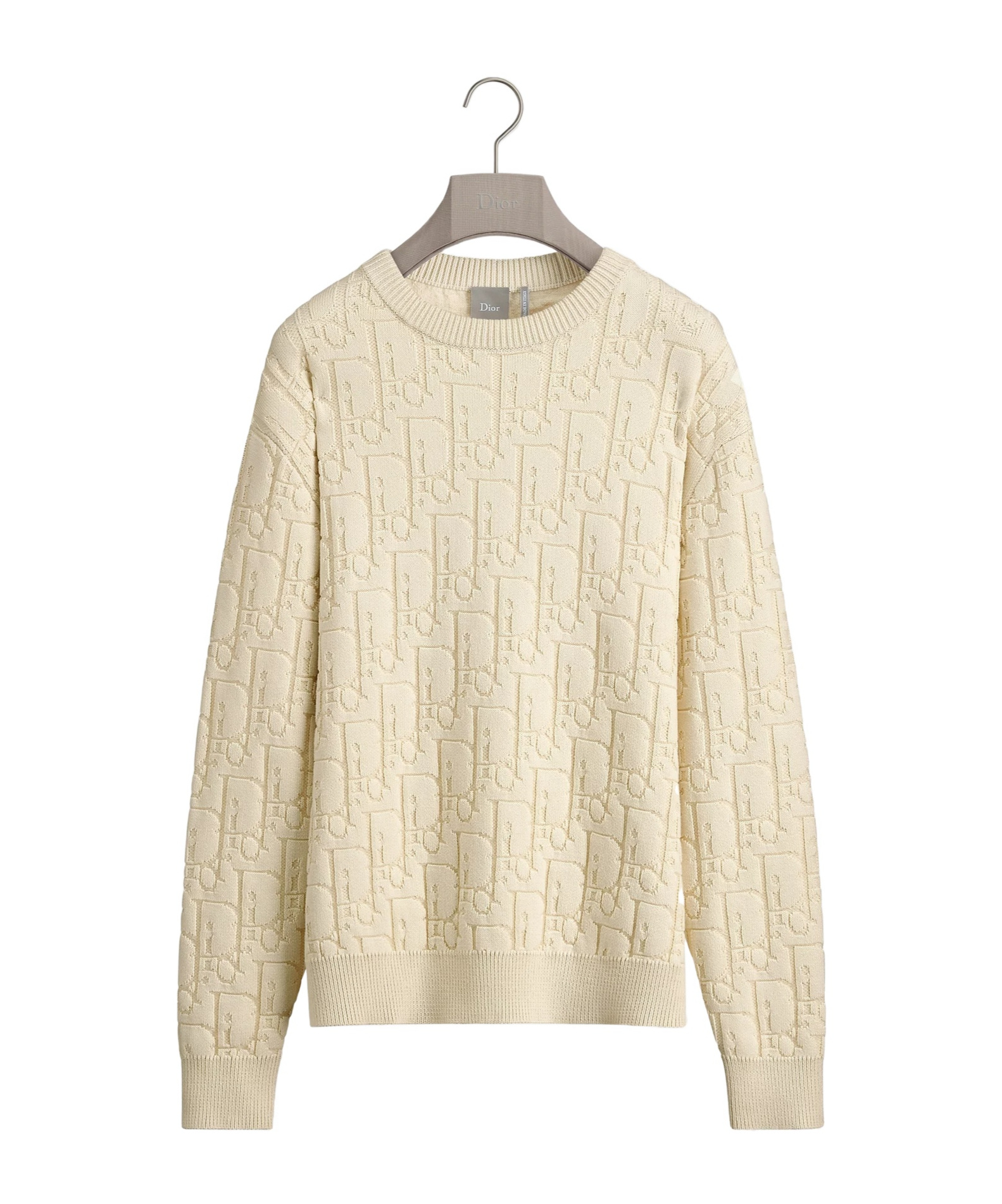 Dior Long-sleeved Knitwear In Neutral