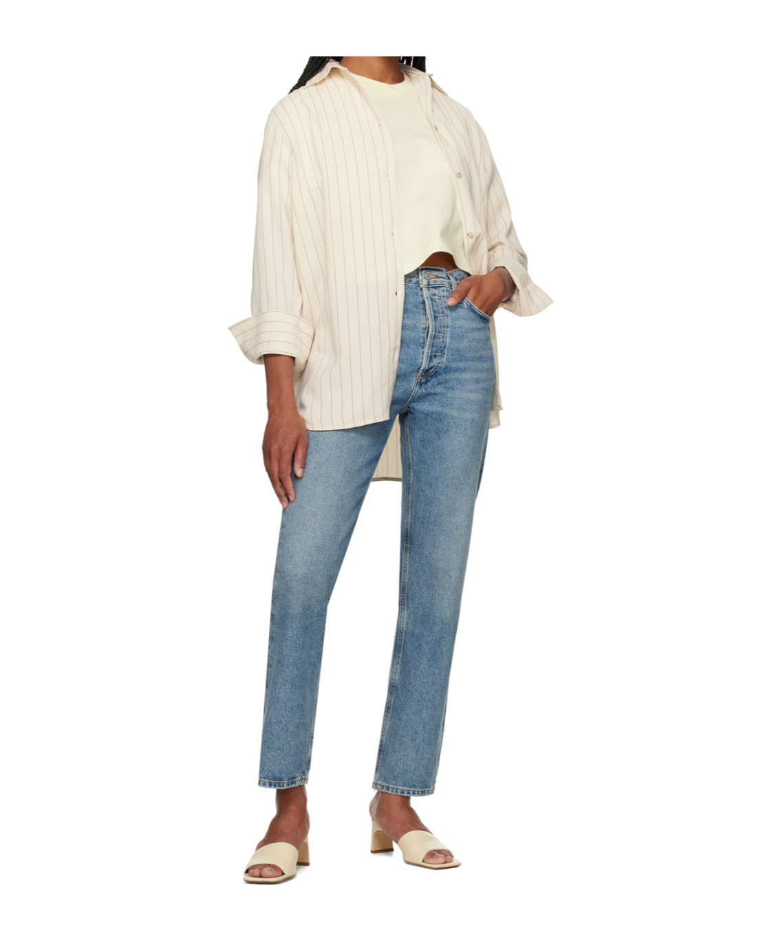 Agolde Low Curve Jeans With Five-pocket Style In Blue