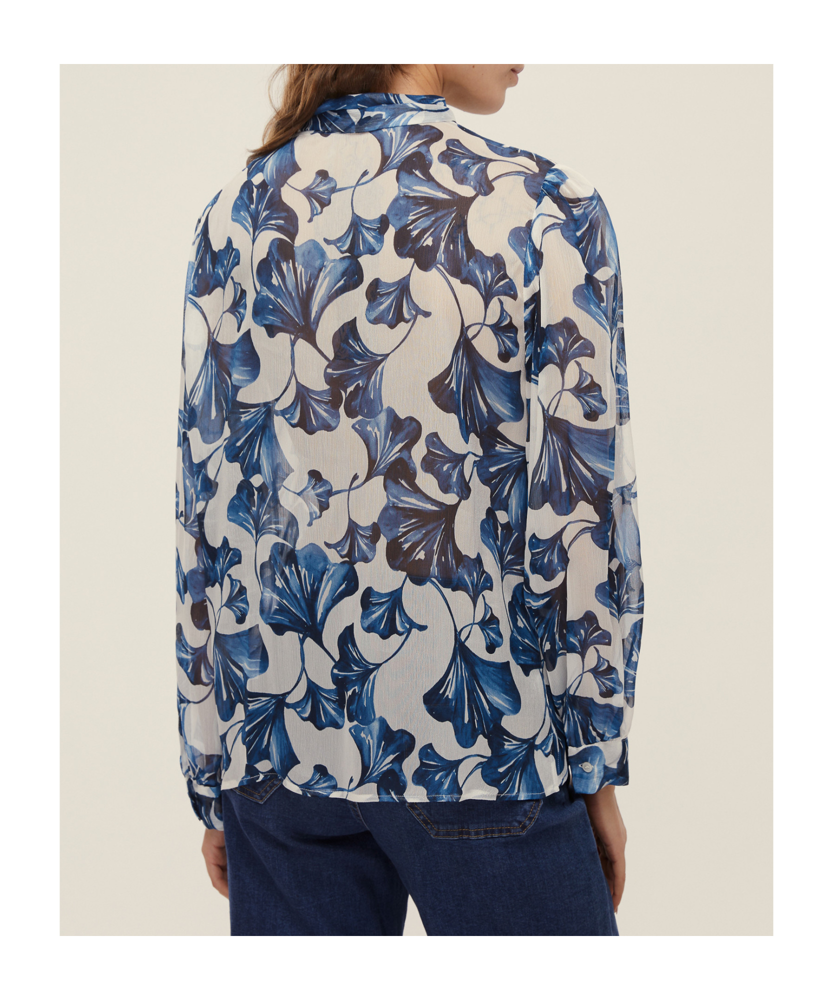 Marella Shirt With Sash Detail - Turquoise In Multi