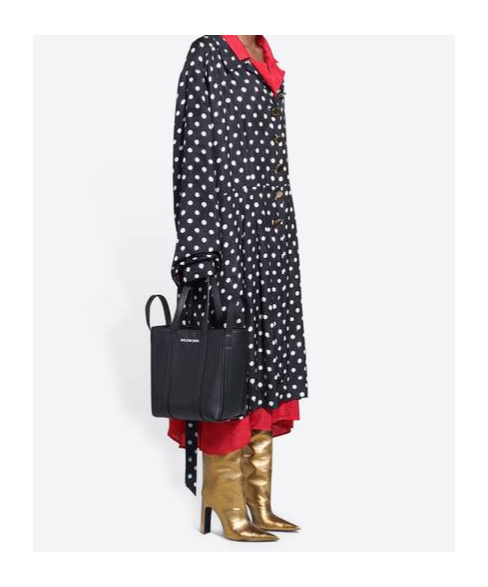 Balenciaga Black Everyday Xs North-south Tote In Black