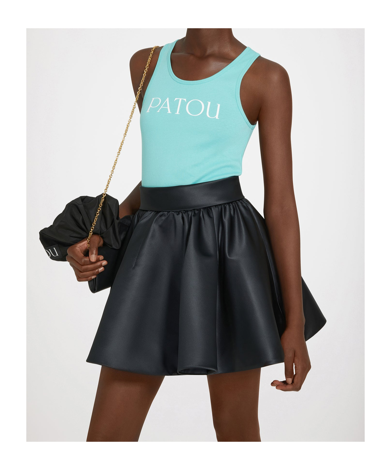 Patou Sleeveless Vest In Mint Green