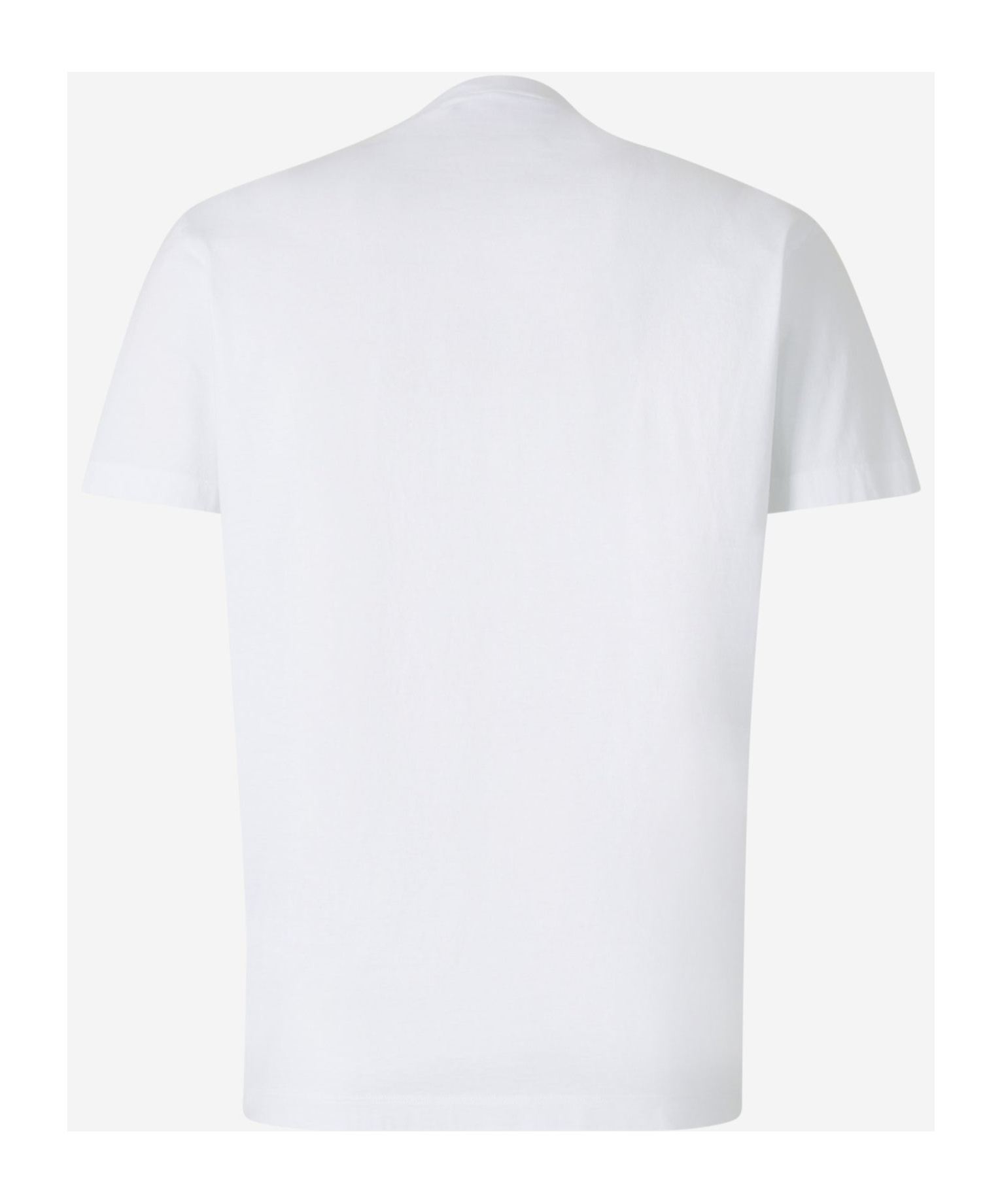 Dsquared2 Relaxed-fit Short-sleeved T-shirt With Bold Logo In White