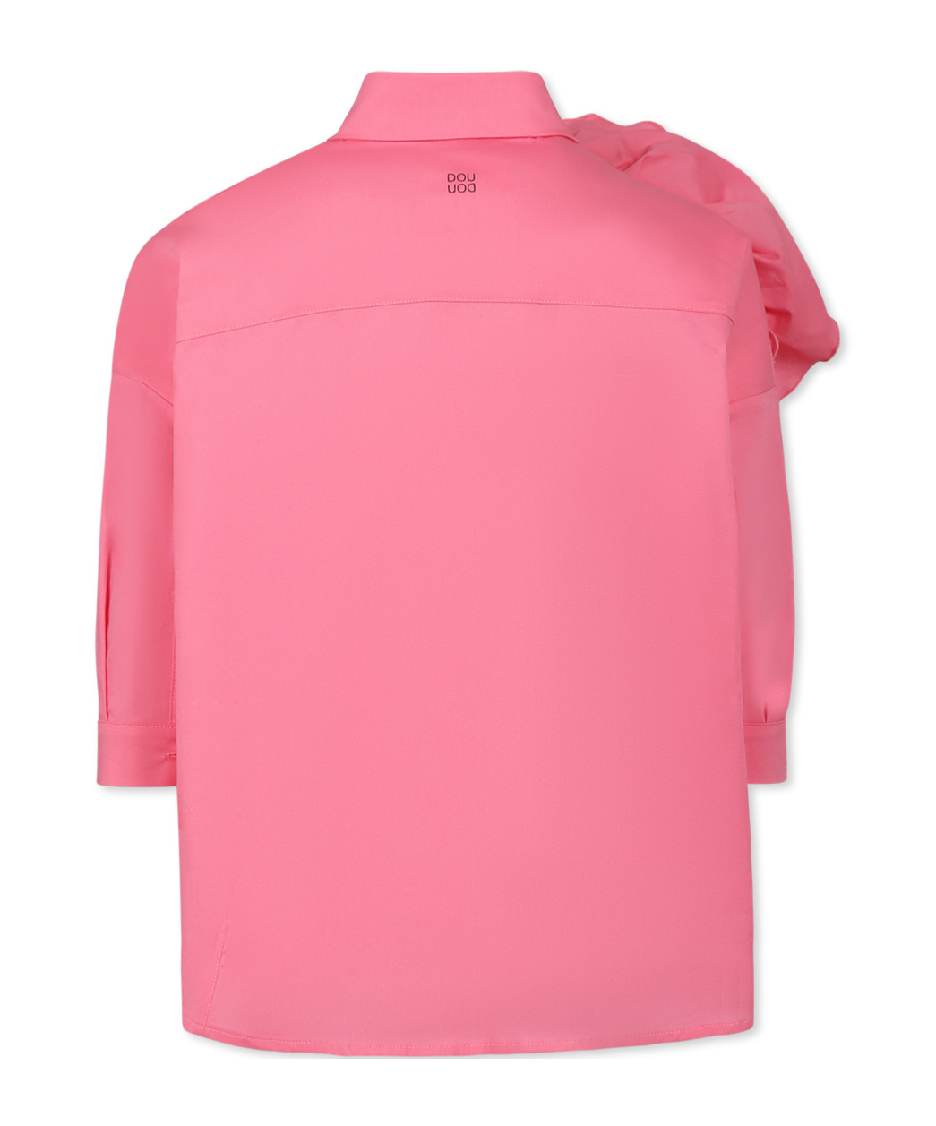 Shop Douuod Floral-appliqué Shirt In Pink