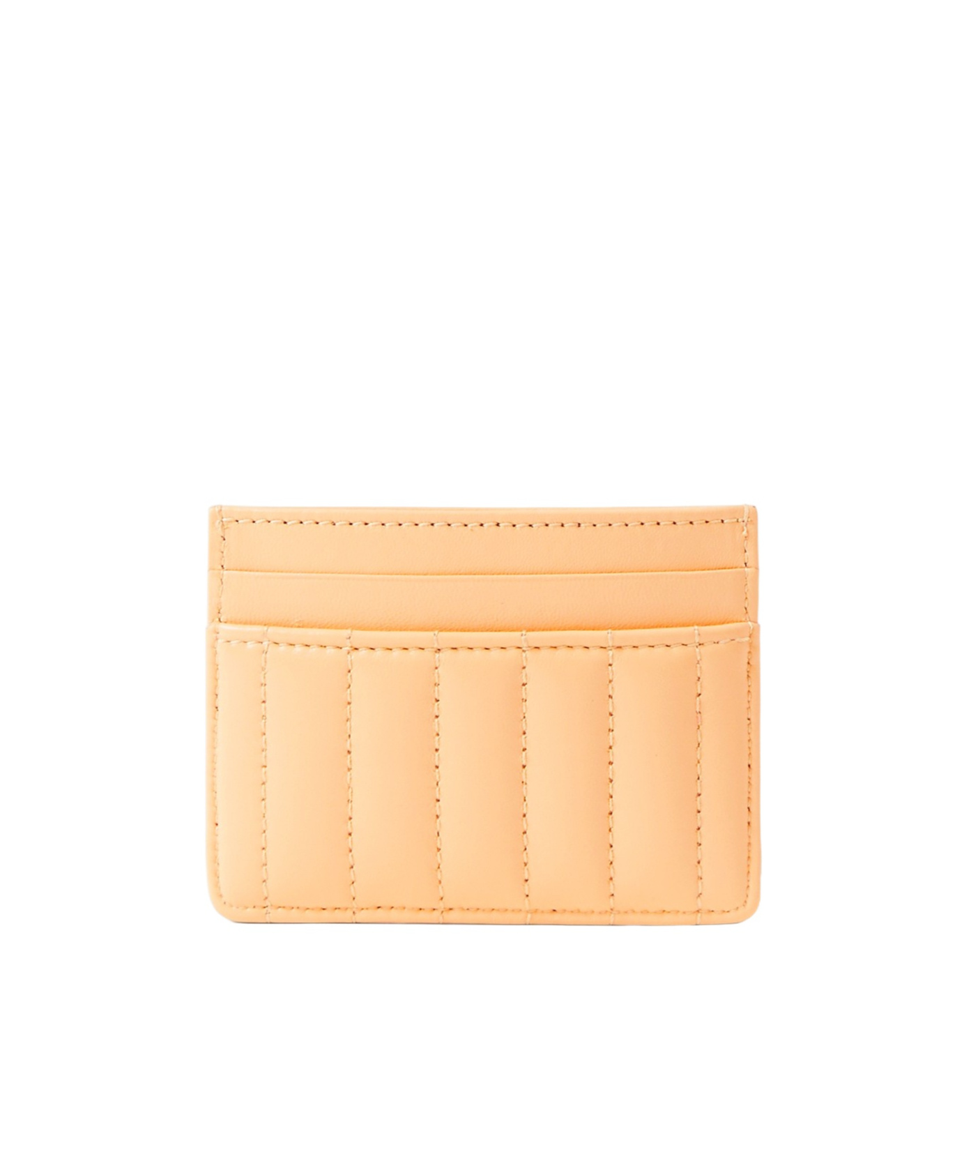 Burberry Lola Quilted Cardholder In Nude