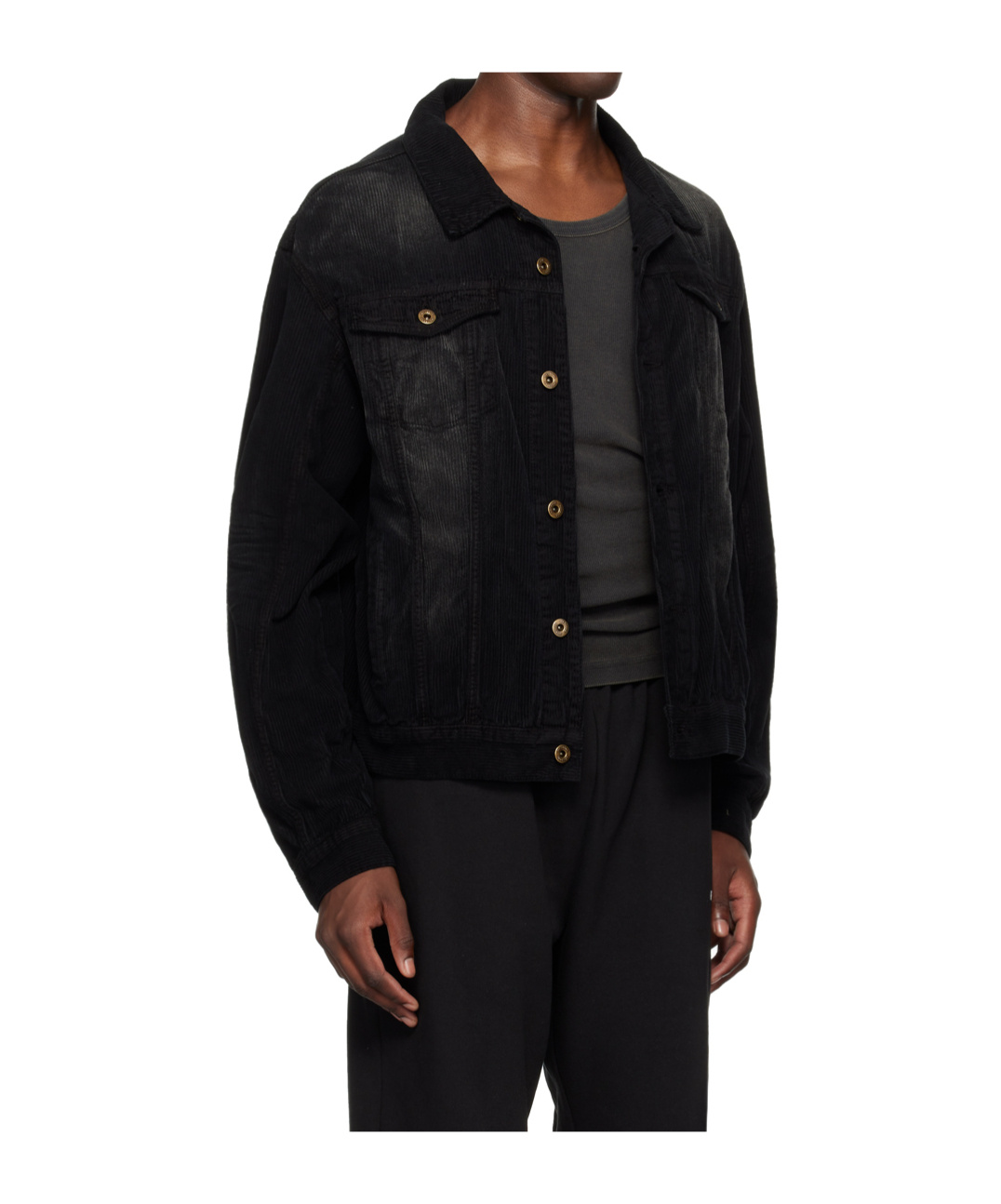 We11 Done Logo Embroidered Casual Jacket In Black