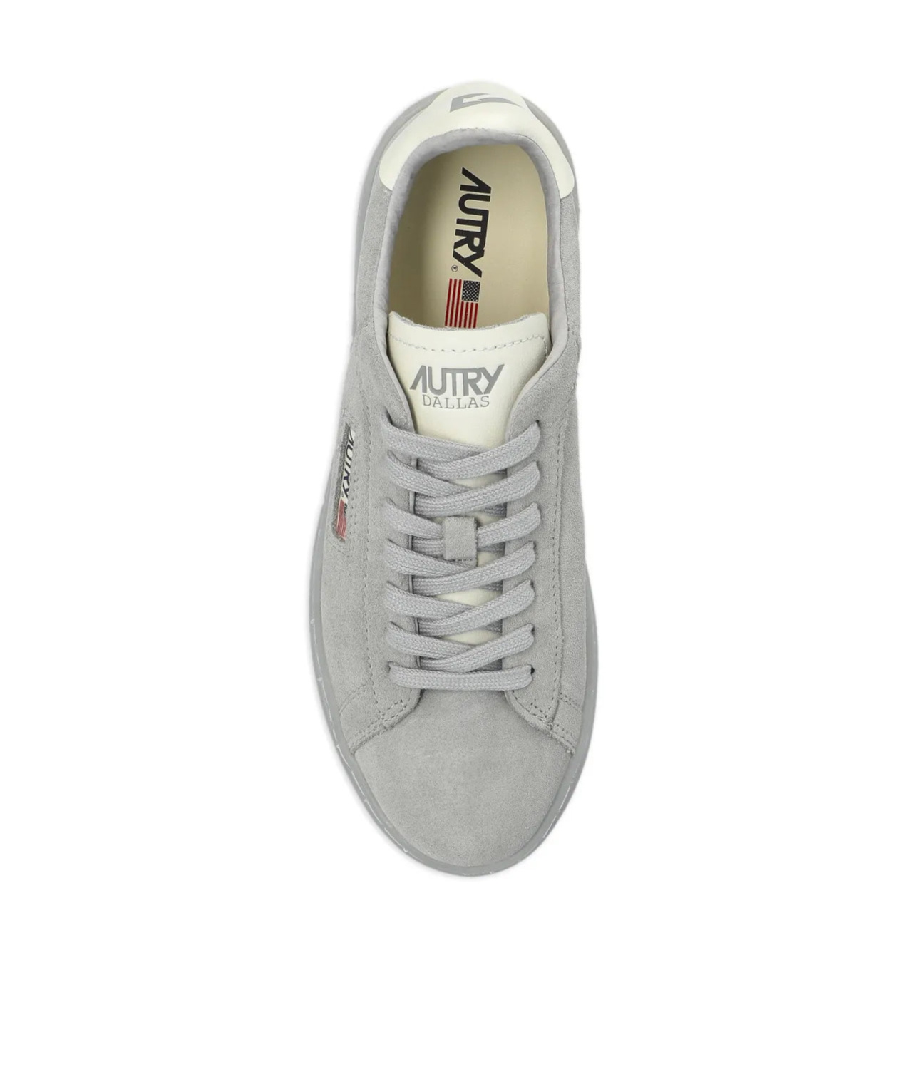 Autry Timberwolf Grey Dallas Low Sneakers In Gray