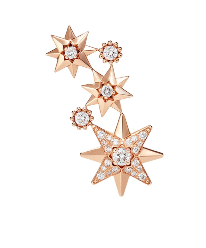 Dior Étoile Des Vents Single Earring In Yellow