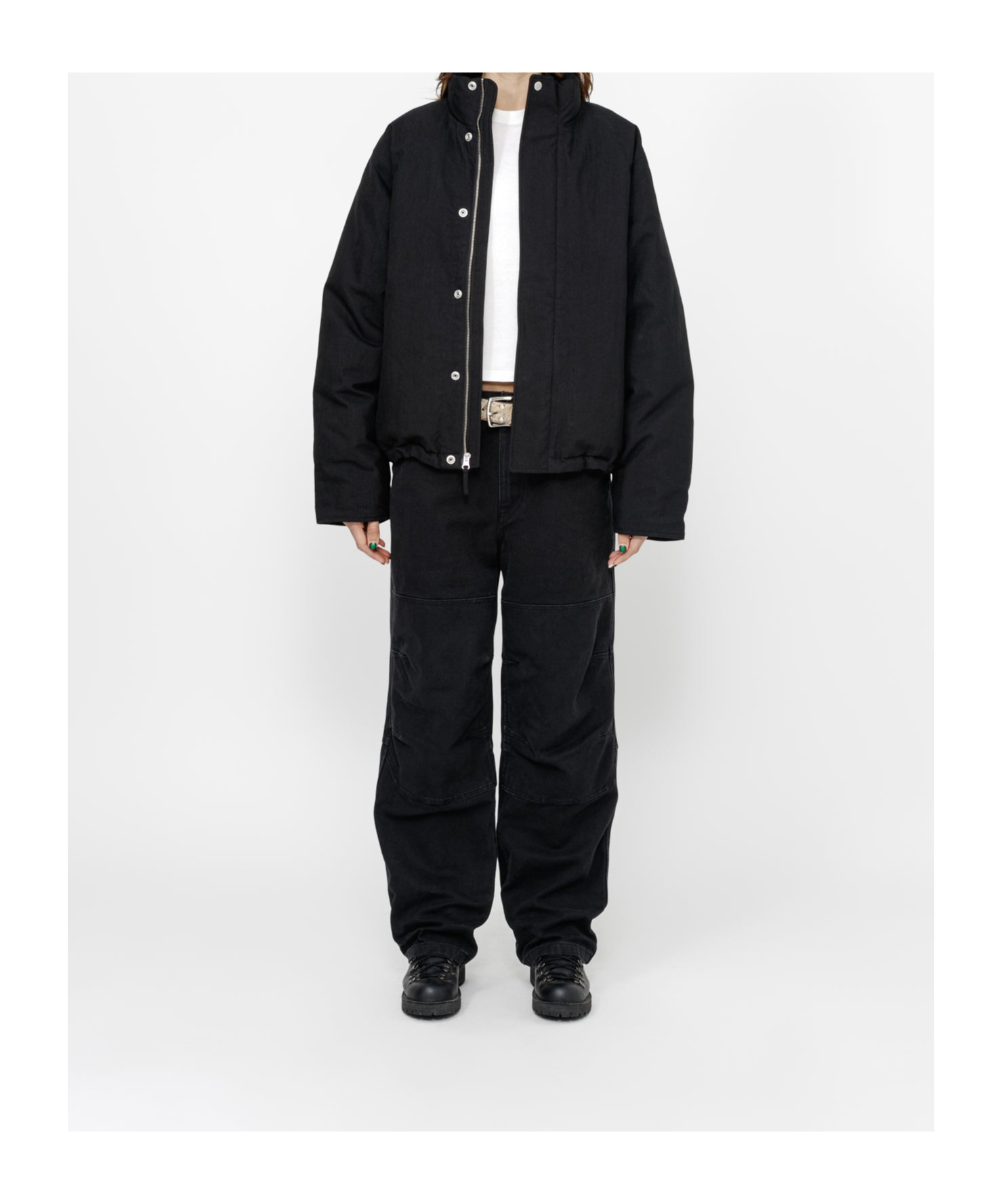 Stussy Belt-loop Trousers In Black