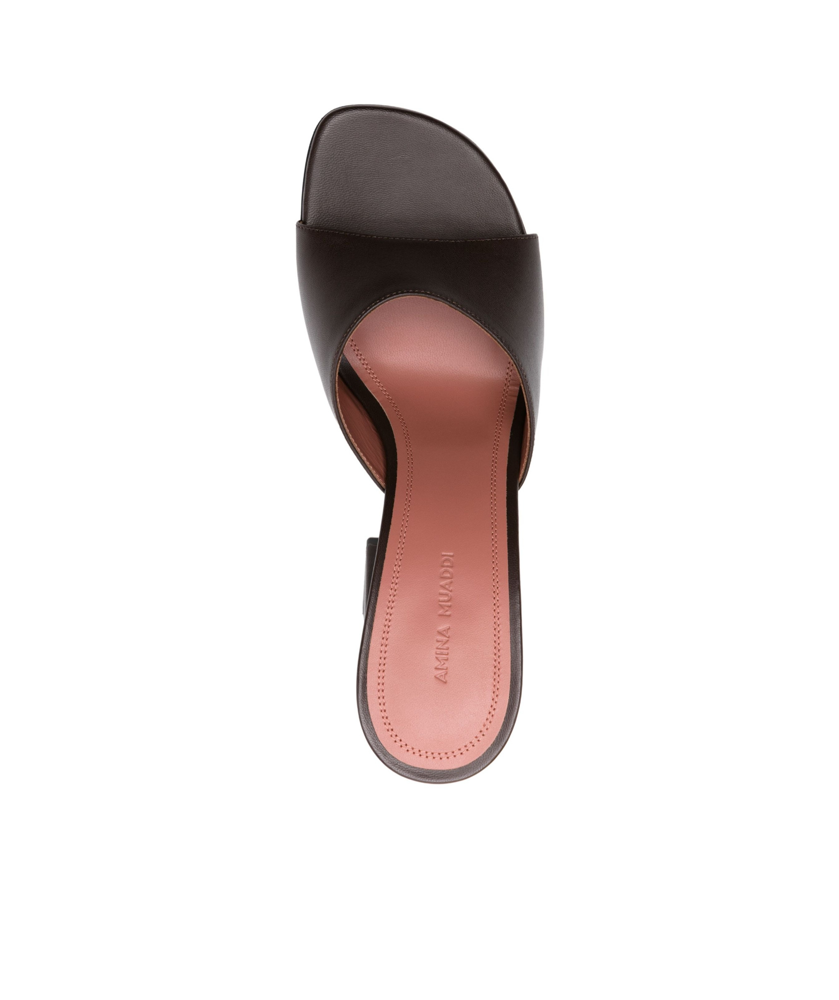 Amina Muaddi Brigitte 95 Leather Mules In Black
