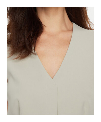 Shop Calvin Klein V-neck Vest In Grey