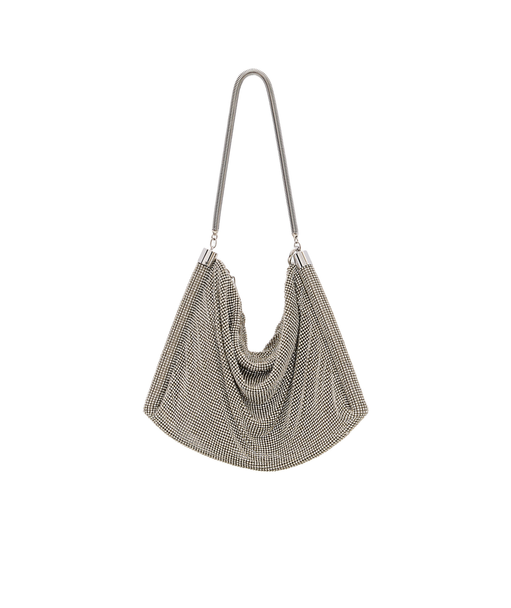 Rabanne Metallic Clutch Bag In Nude