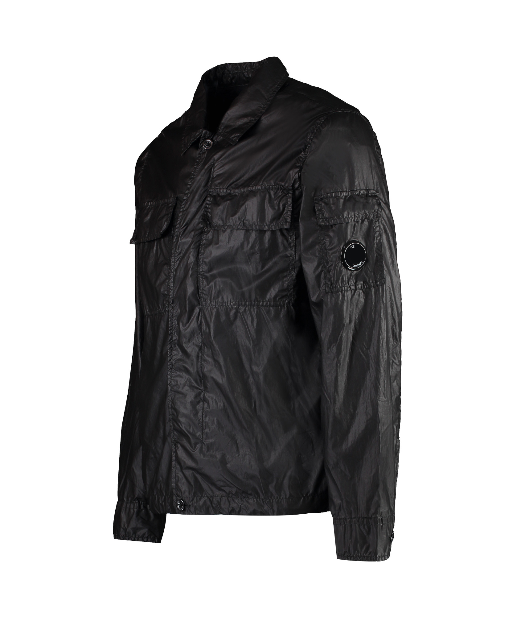 C.p. Company C.p.company Cs Ii Technical Fabric Shirt In Black