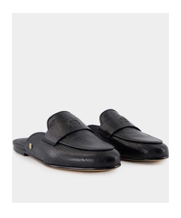 Shop Anine Bing Corrine Muller Shoes In Black
