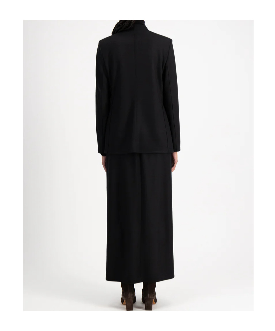 Harris Wharf London Single-breasted Merino-wool Blazer In Black