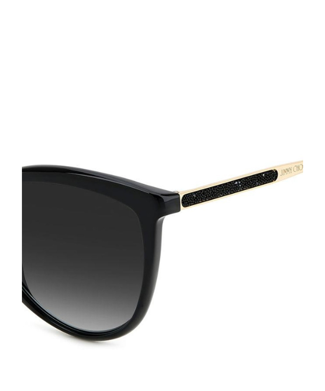 Jimmy Choo Eyewear Cat-eye Frame Sunglasses In Black
