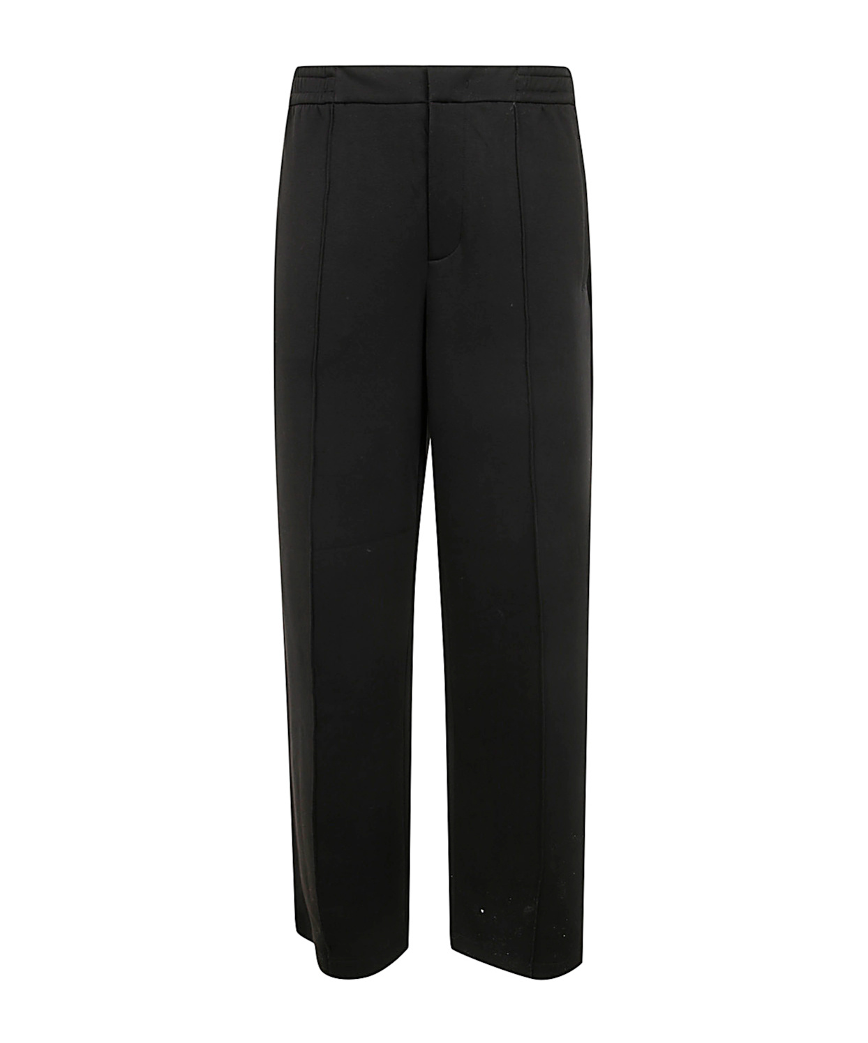 EMPORIO ARMANI DOUBLE-JERSEY CREASED TROUSERS