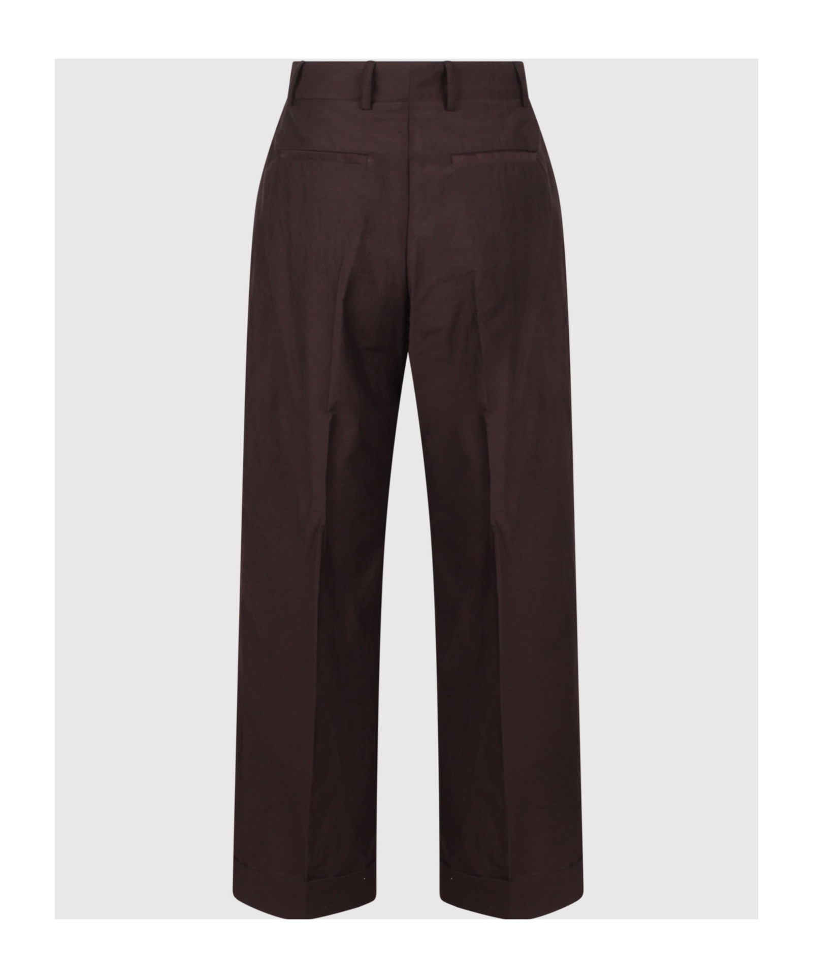 Soeur Watson Wide Leg Cotton Blend Pants In Brown