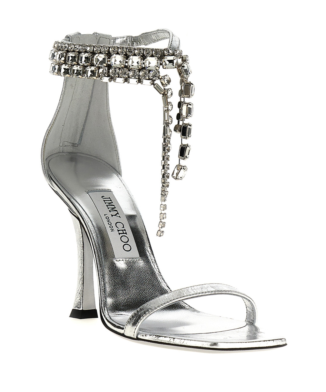 Shop Jimmy Choo 100mm Verity Sandals In White