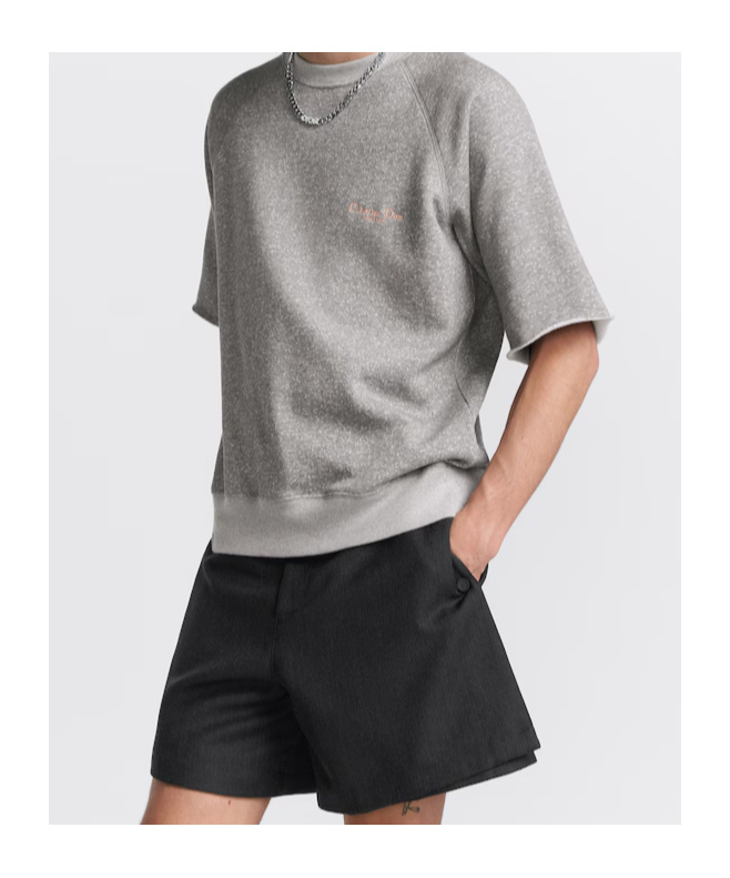 Shop Dior Short-sleeved T-shirt In Gray