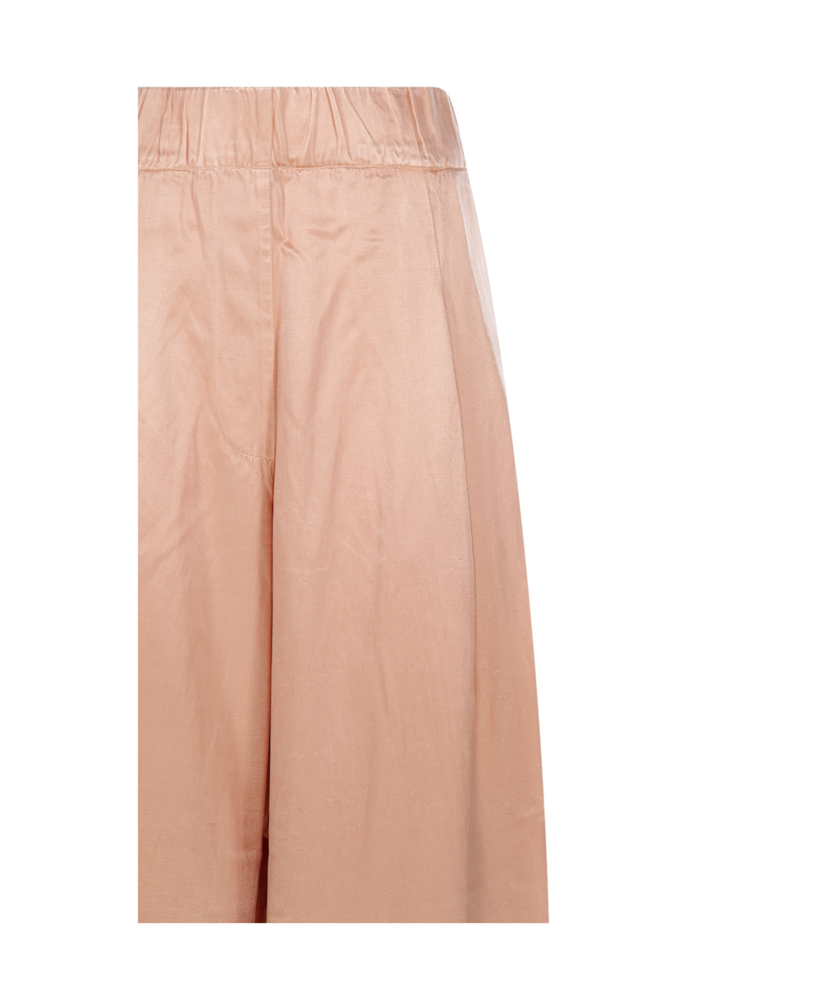 Dries Van Noten Pleated Wide-leg Track Pants In Peach