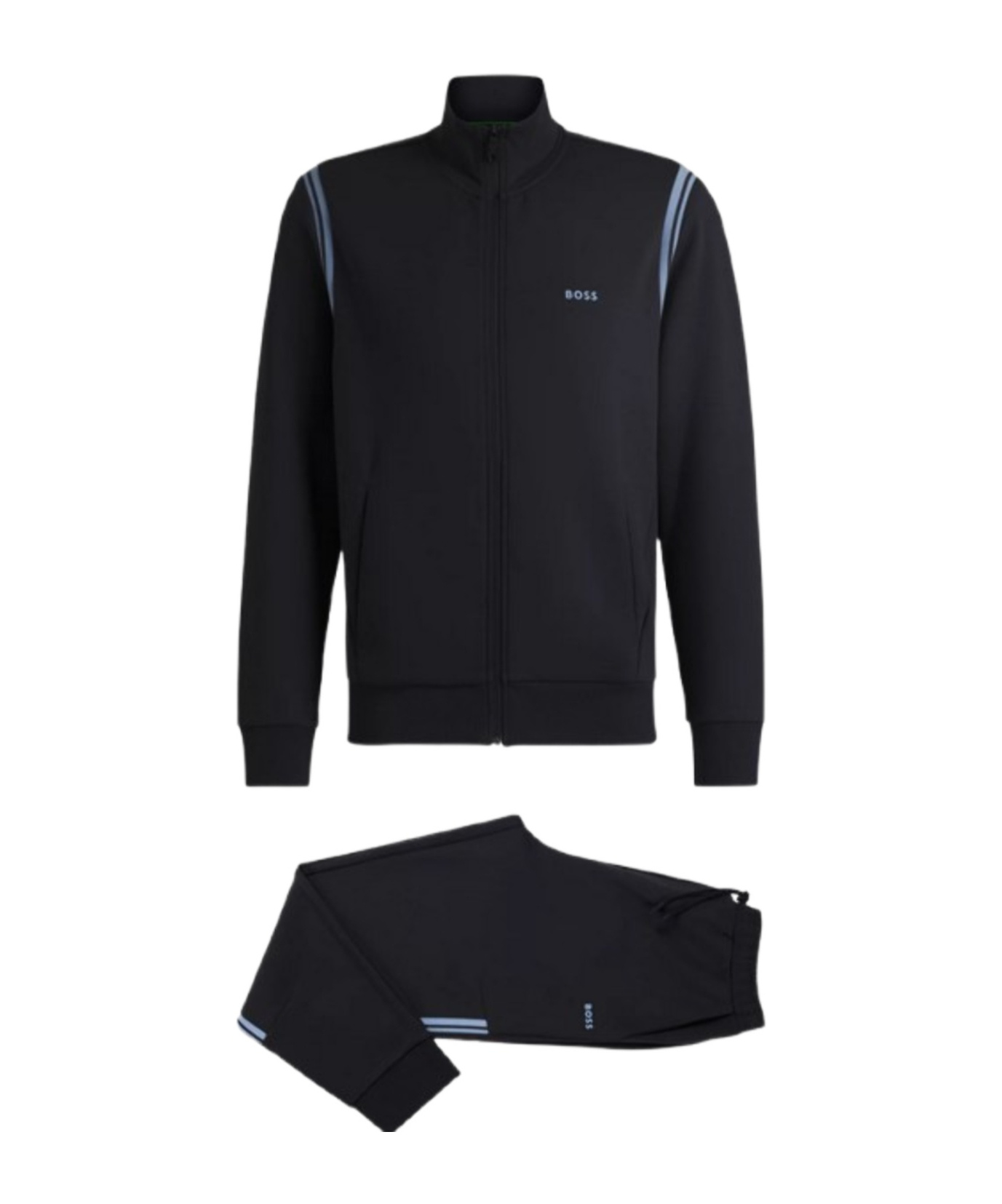 Hugo Boss Long-sleeved Sports Suit In Black