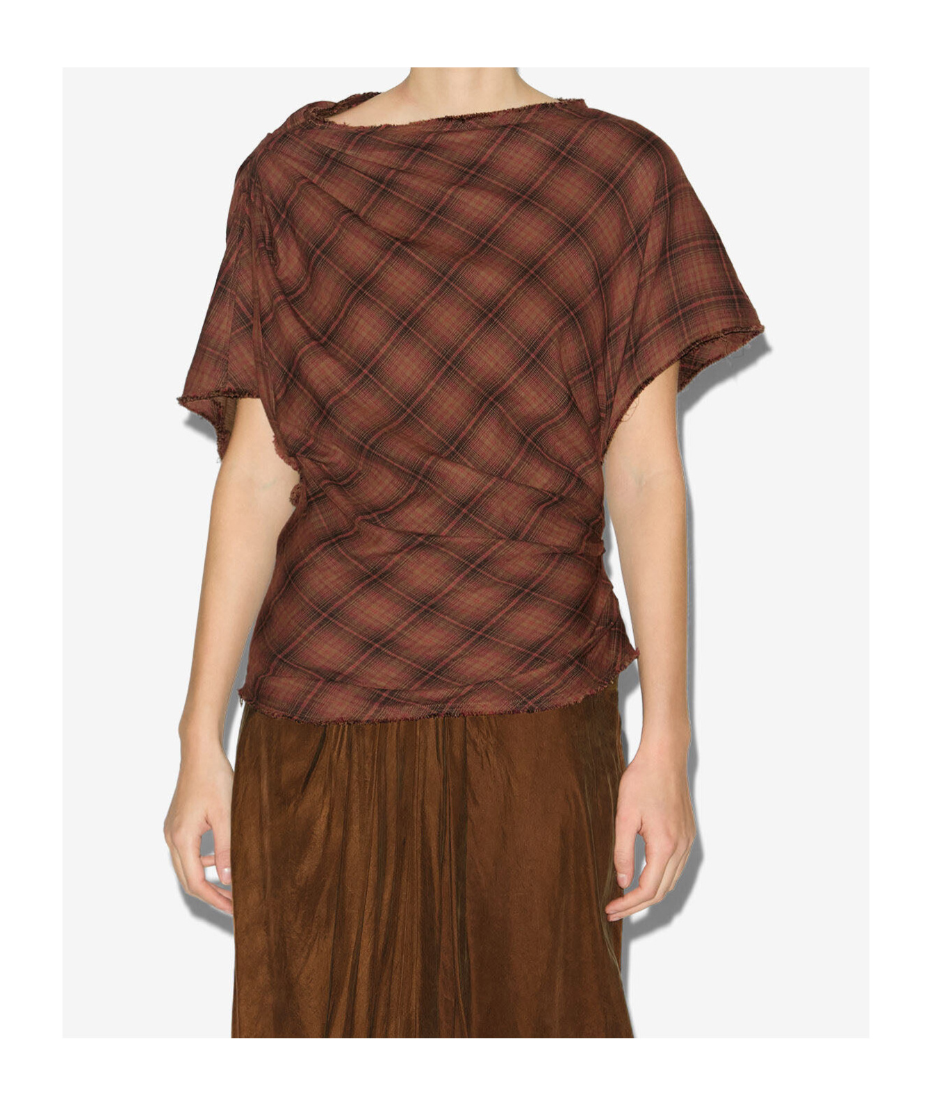 Isabel Marant Étoile Neyela Top Dark Bronze In Brown