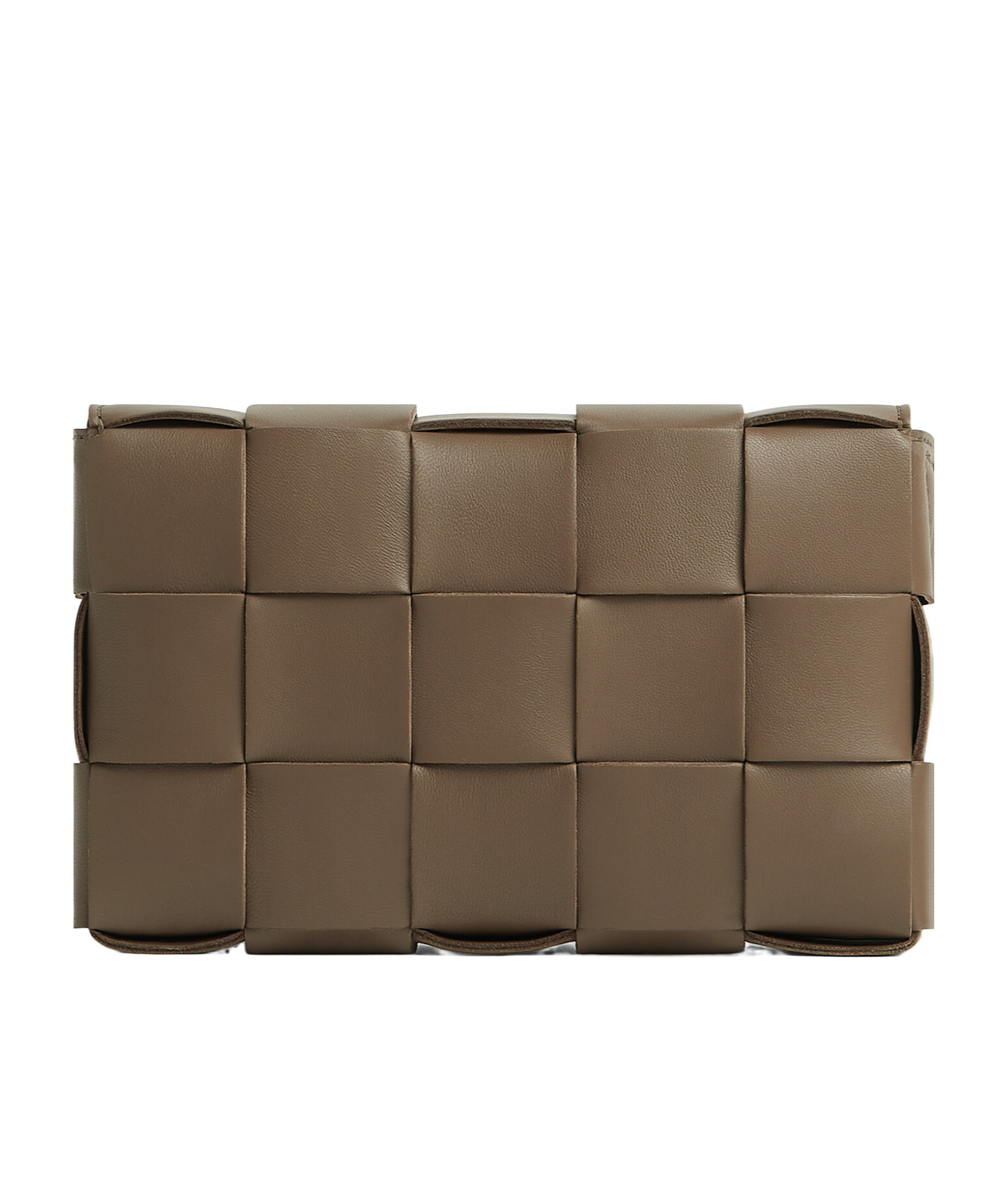Bottega Veneta Small Cassette Shoulder Bag In Brown
