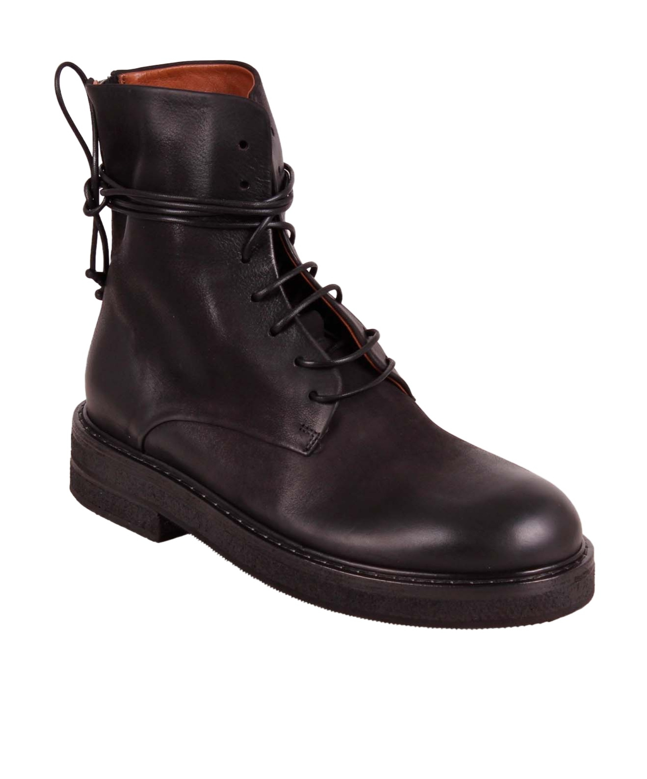 Marsèll Lace-up Ankle Boots In Burgundy
