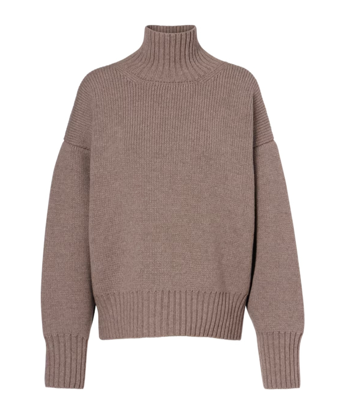 Rohe Ribbed Turtleneck Sweater In Gray
