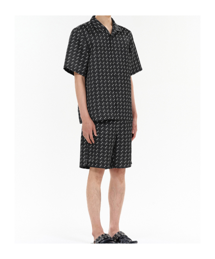 We11 Done Short-sleeved Shirt In Green
