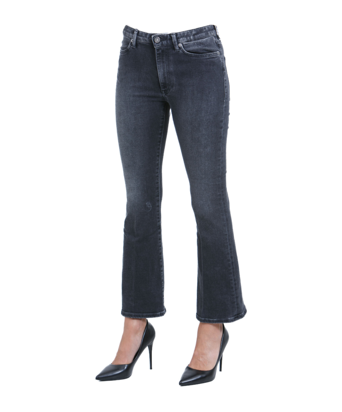 Dondup Belt Loop Jeans In Black