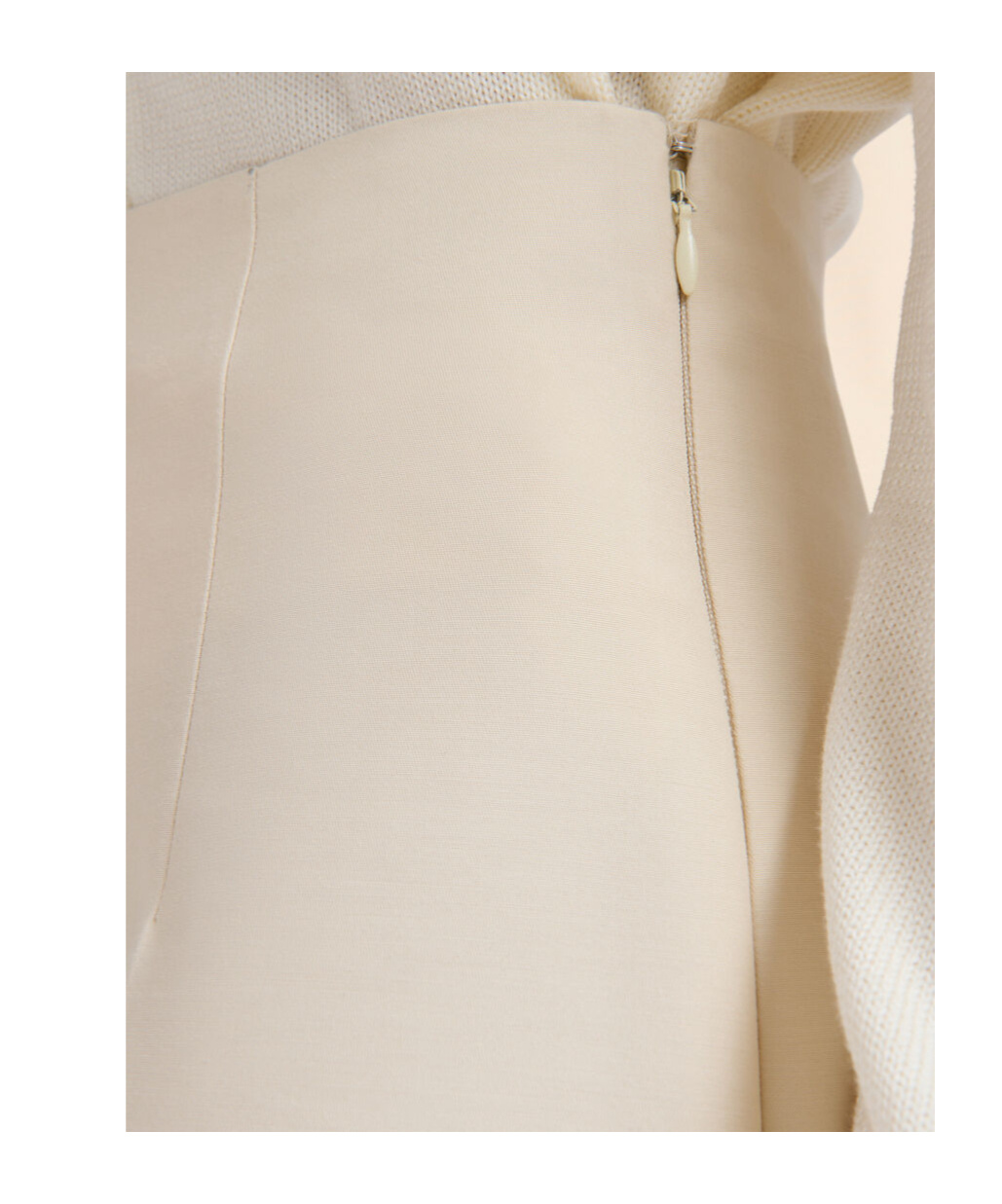 Marni Cream Cotton Cady Cropped Trousers In White