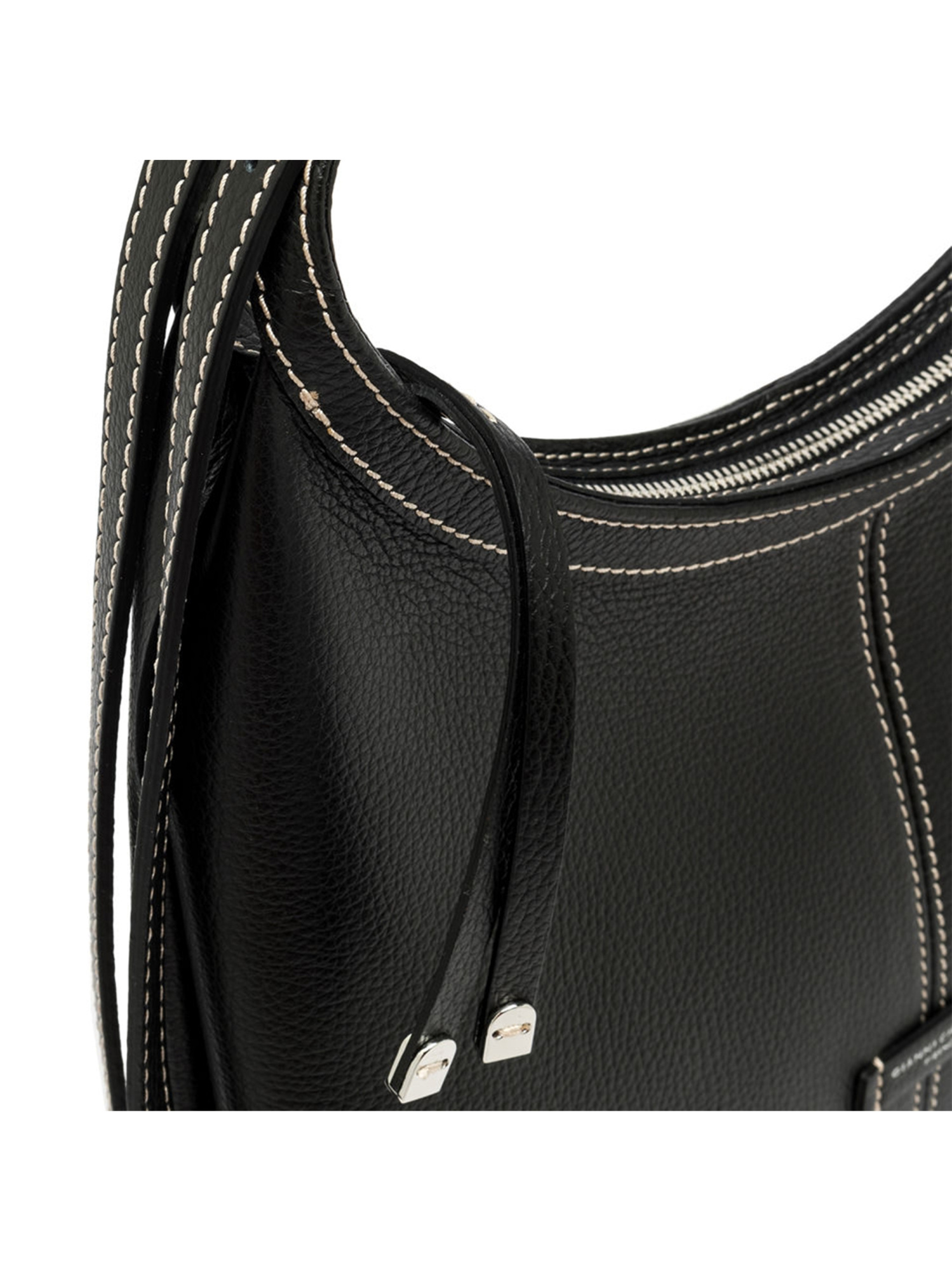 Gianni Chiarini Zippered Handbag In Black