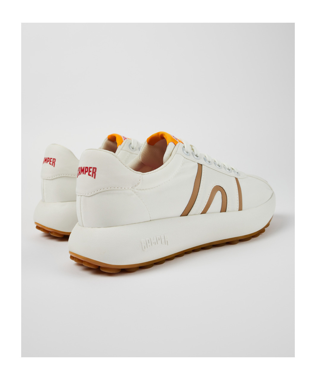 Shop Camper Laced Sneakers In White