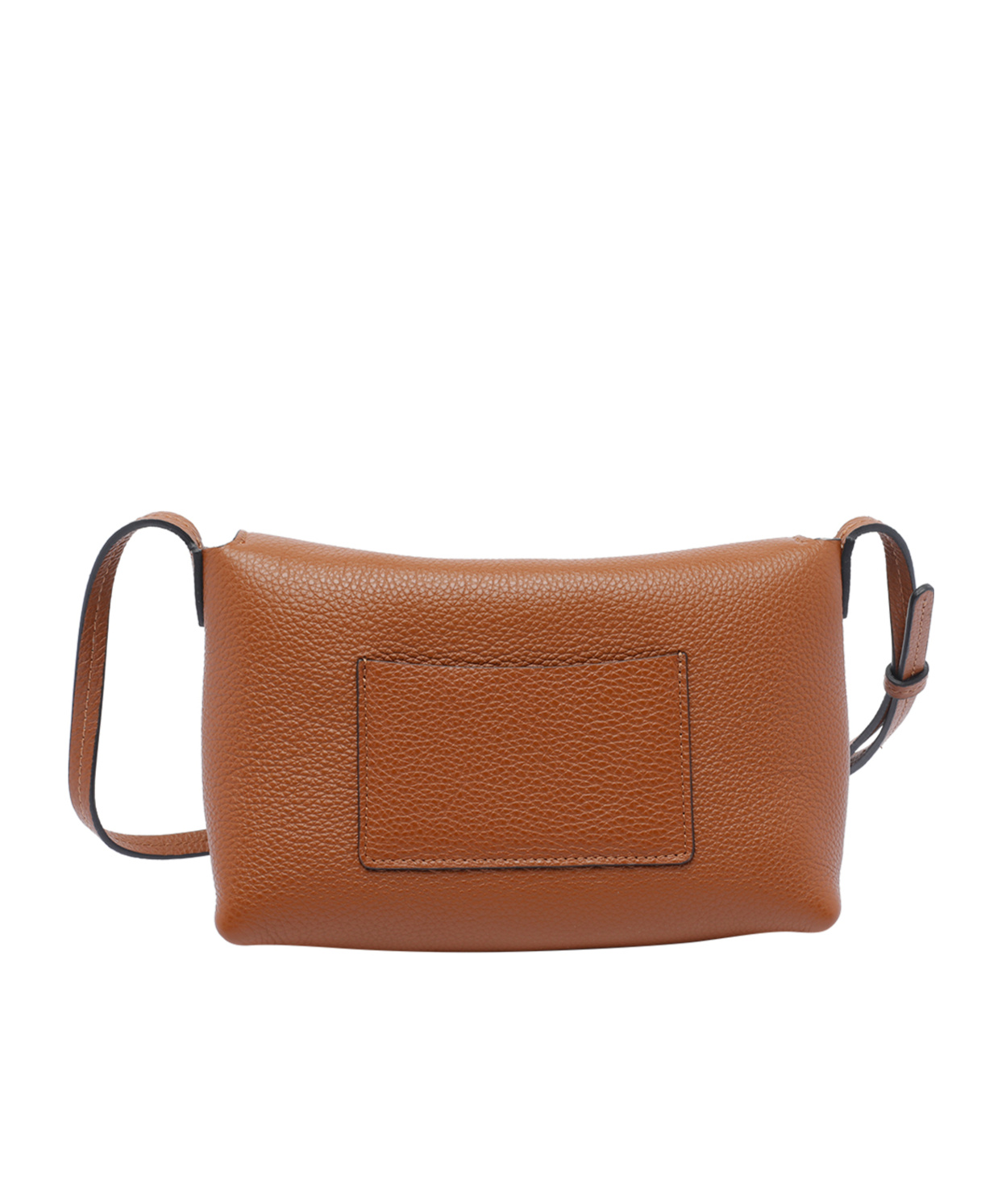 Wandler Slouch Mini Shoulder Bag In Grainy Leather In Brown